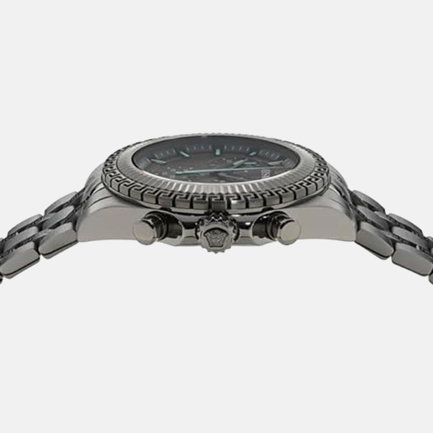 Versace Fornax (Wc-0W) Men Quartz Grey Dial Chronograph Stainless Steel Watch VE0W00625
