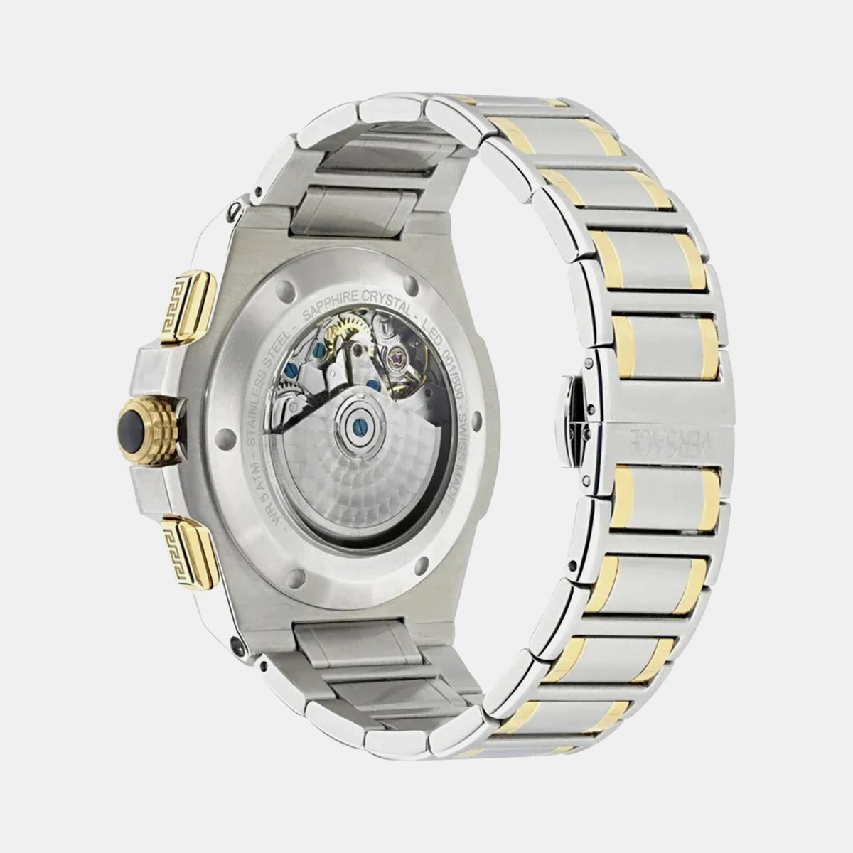 Men Automatic Green Dial Chronograph Stainless Steel Watch VE0Y00125