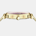 Greca Glam Women Quartz Red Dial Analog Stainless Steel Watch VE1CA0523