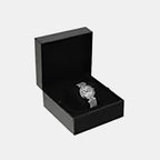 Aion Men Quartz White Dial Chronograph Stainless Steel Watch VE1D01823