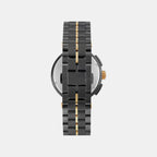Aion Men Quartz Black Dial Chronograph Stainless Steel Watch VE1D02023