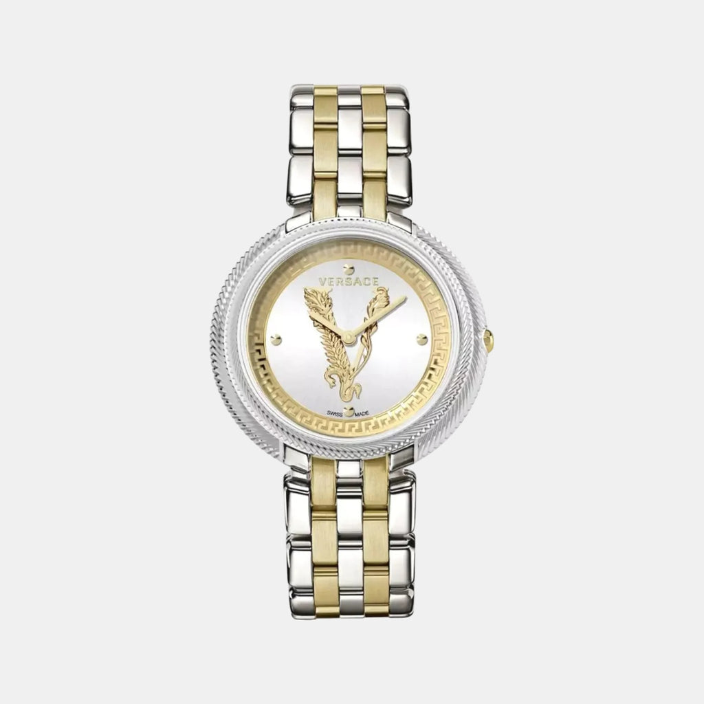 New Thea 38Mm(Wc-2Ca) Women Quartz Silver Dial Analog Stainless Steel Watch VE2CA0623