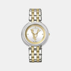 New Thea 38Mm(Wc-2Ca) Women Quartz Silver Dial Analog Stainless Steel Watch VE2CA0623