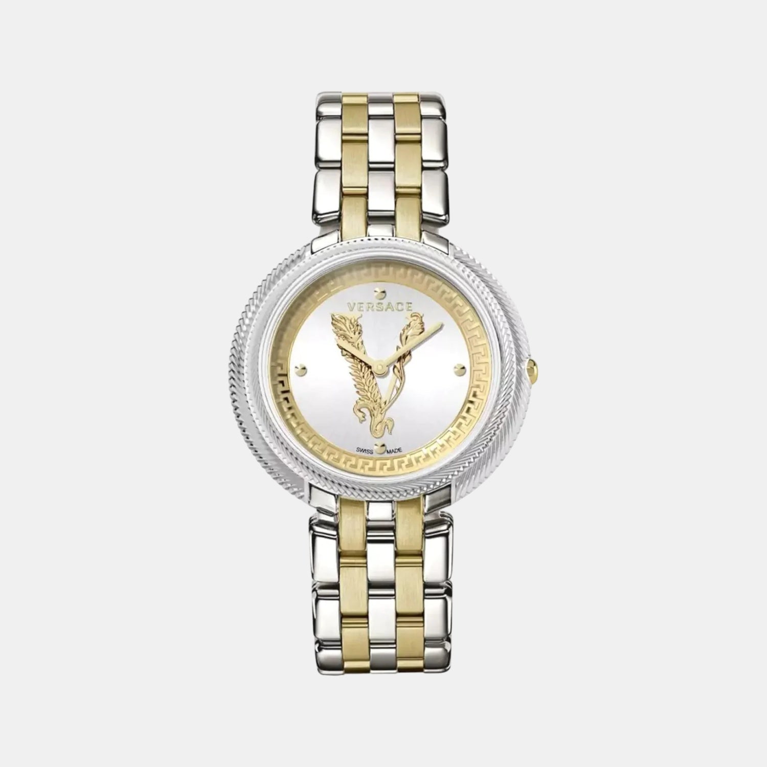New Thea Women Quartz Silver Dial Analog Stainless Steel Watch VE2CA0623