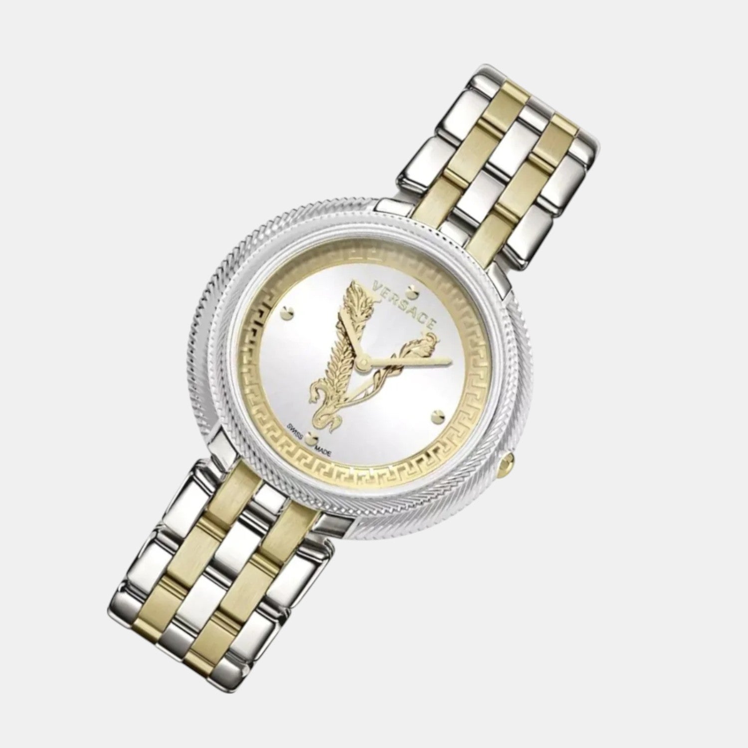 New Thea Women Quartz Silver Dial Analog Stainless Steel Watch VE2CA0623