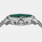 Men Quartz Green Dial Analog Stainless Steel Watch VE2E00821