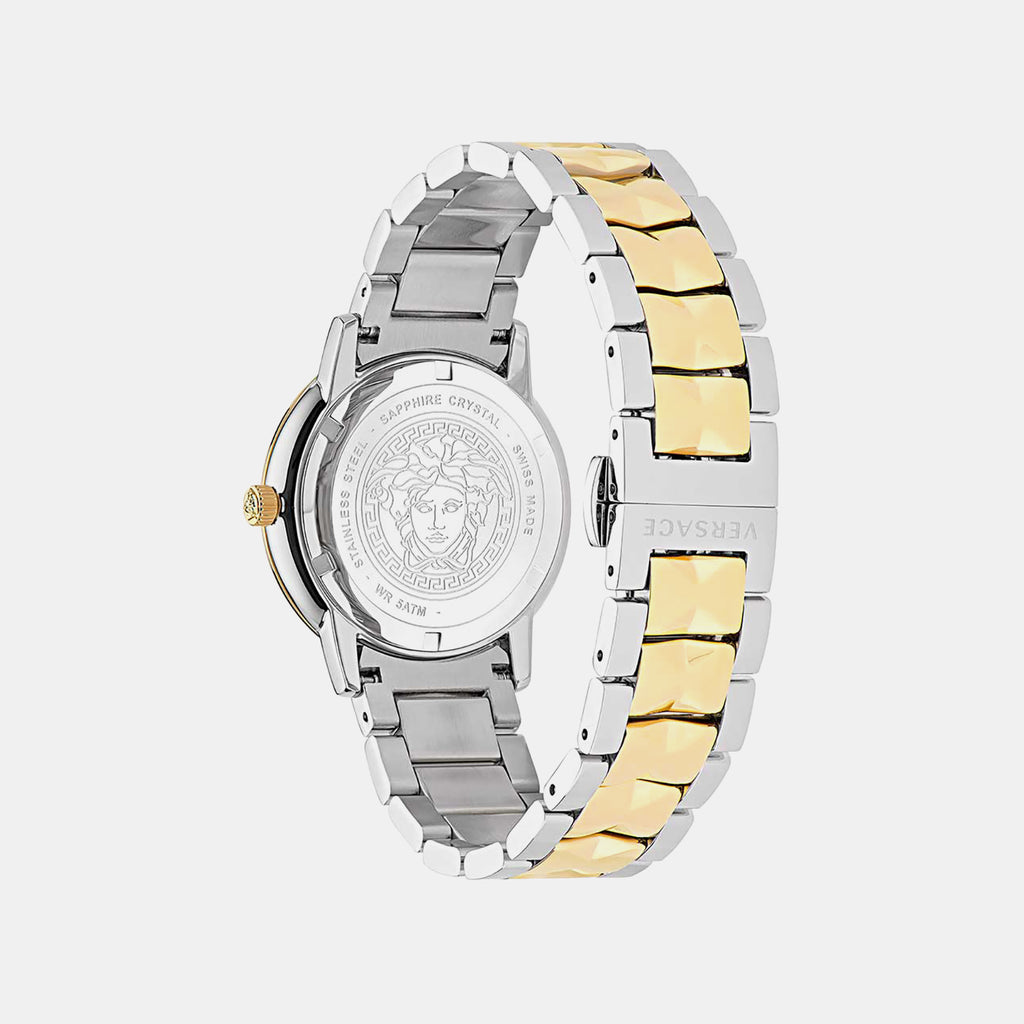 V-Tribute (Wc-2P) Women Quartz Silver Dial Analog Stainless Steel Watch VE2P00422
