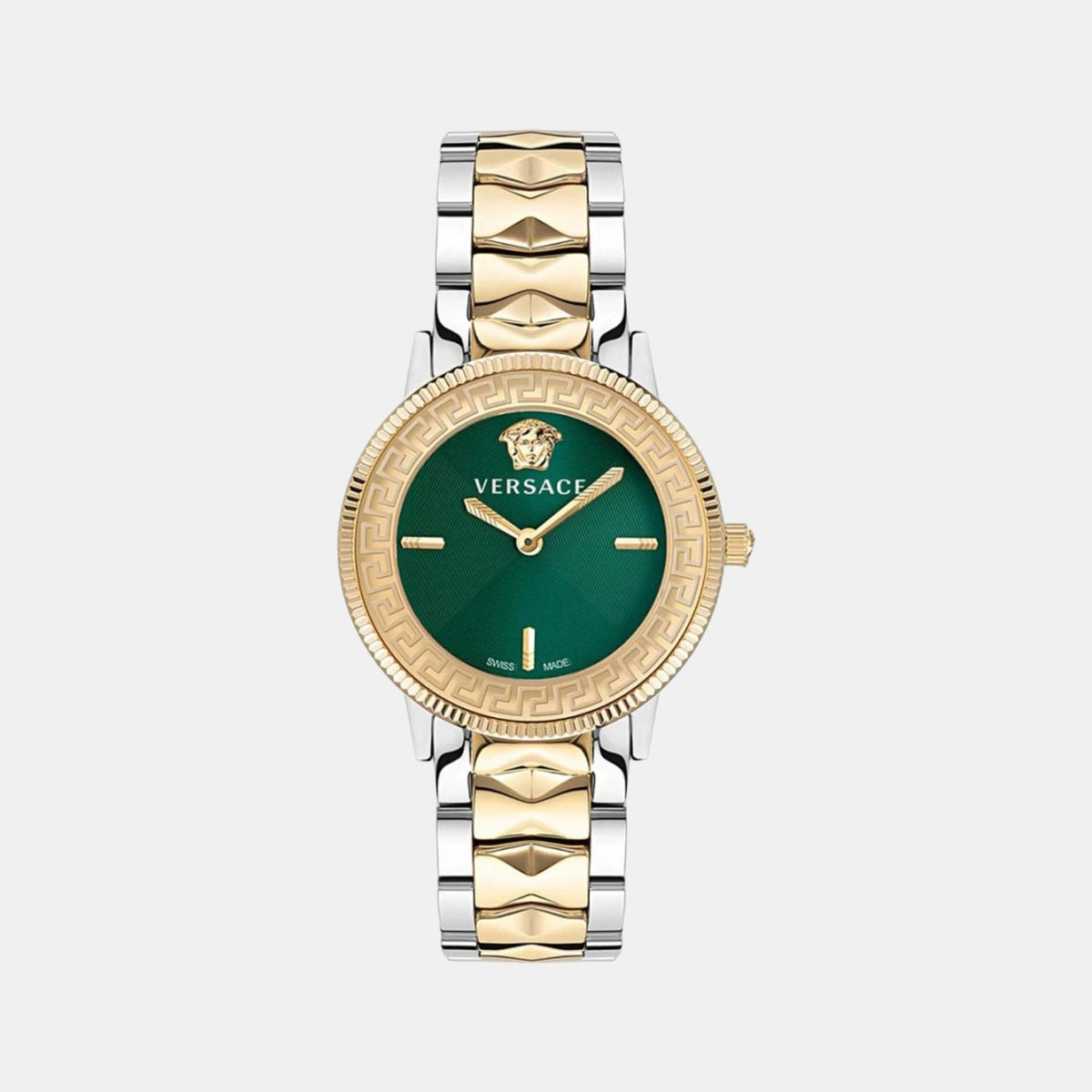 V-Tribute (Wc-2P) Women Quartz Green Dial Analog Stainless Steel Watch VE2P00522