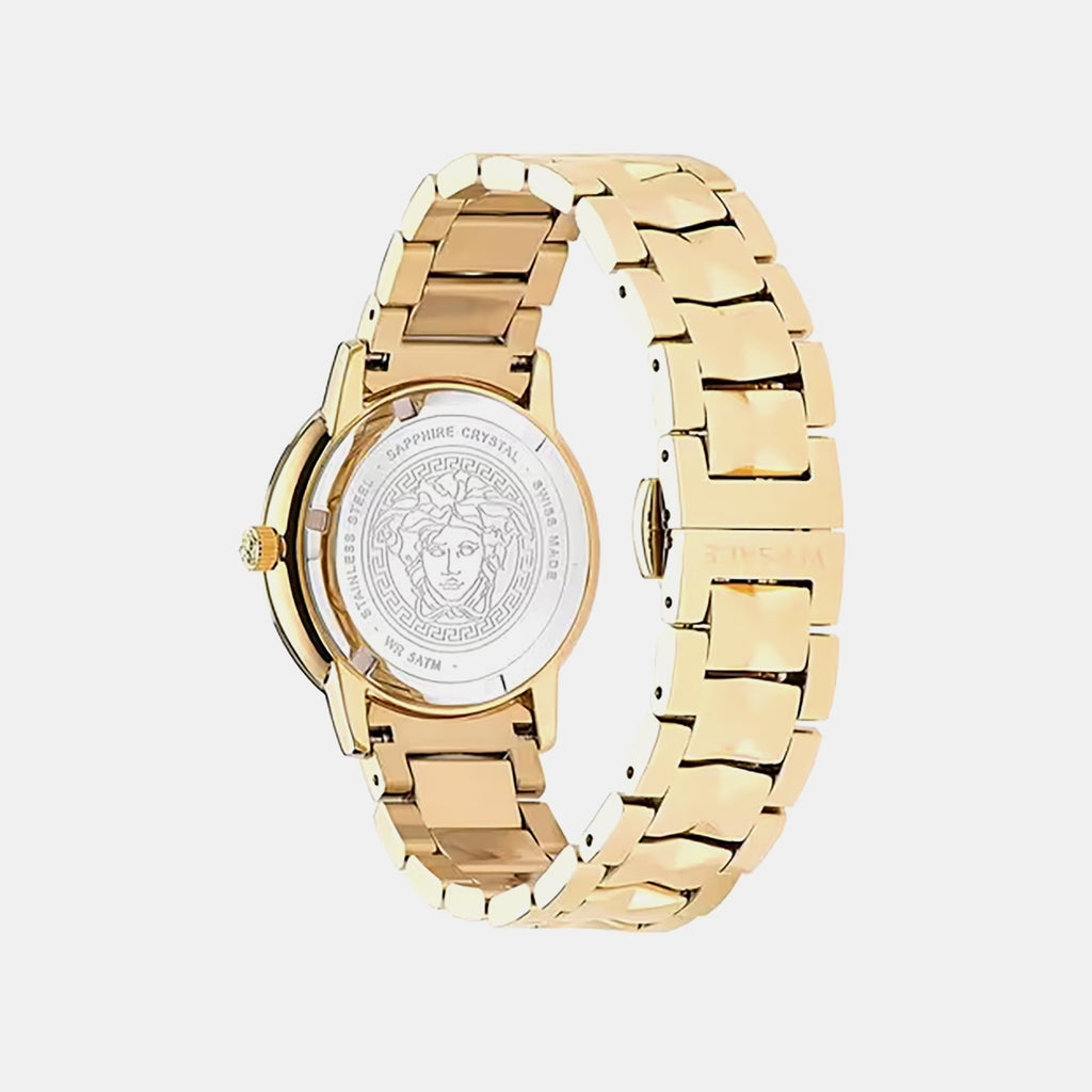 V-Tribute (Wc-2P) Women Quartz Black Dial Analog Stainless Steel Watch VE2P00622