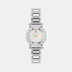Greca Glam Women Quartz Silver Dial Analog Stainless Steel Watch VE2Q00322