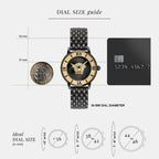 La Medusa (Wc-2R) Women Quartz Black Dial Analog Stainless Steel Watch VE2R00422
