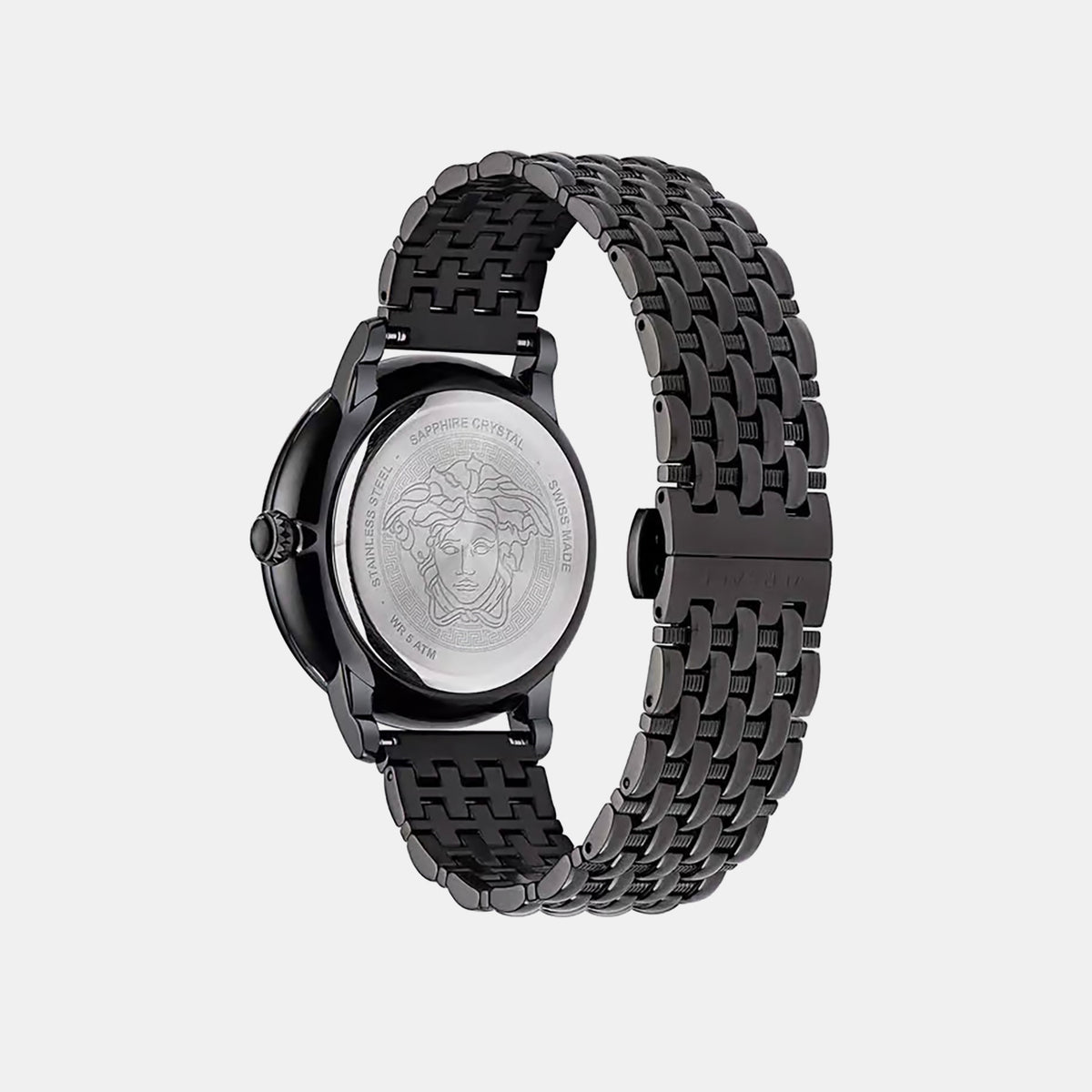La Medusa (Wc-2R) Women Quartz Black Dial Analog Stainless Steel Watch VE2R00422