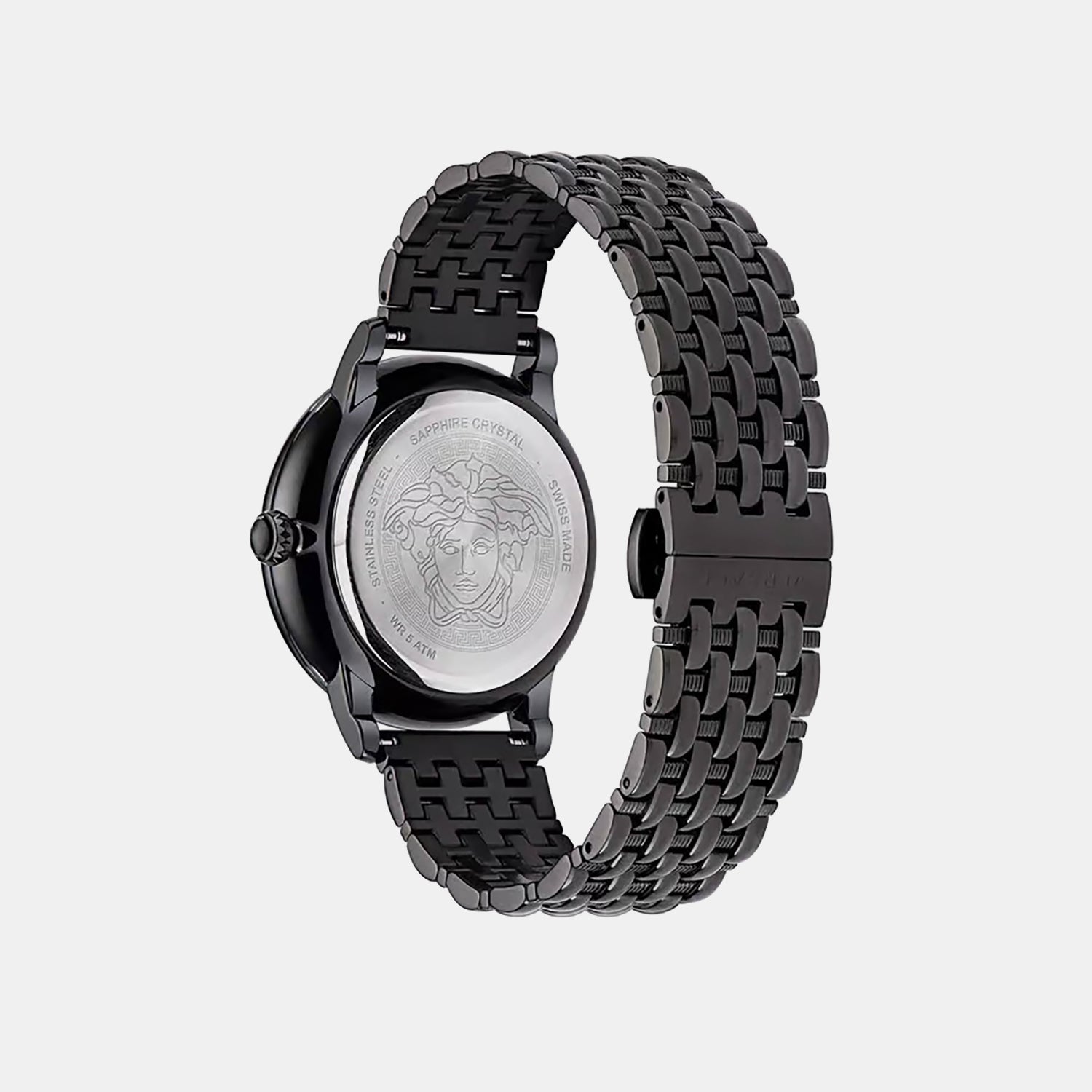 La Medusa (Wc-2R) Women Quartz Black Dial Analog Stainless Steel Watch VE2R00422