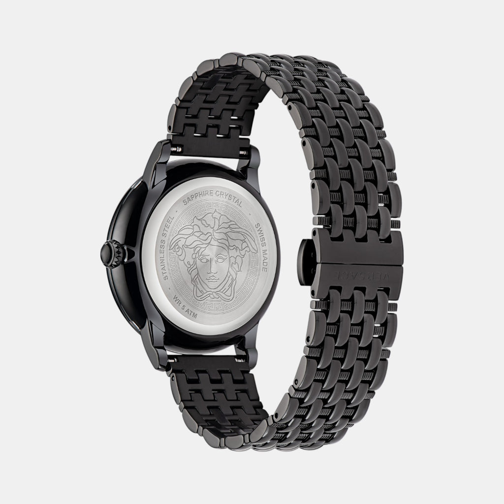 La Medusa Women Quartz Black Dial Analog Stainless Steel Watch VE2R00922