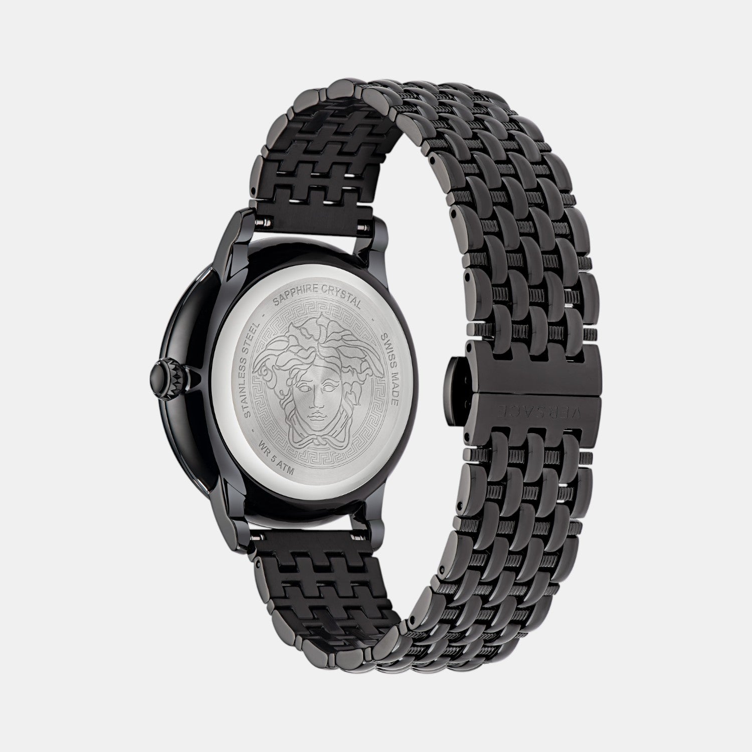 La Medusa Women Quartz Black Dial Analog Stainless Steel Watch VE2R00922