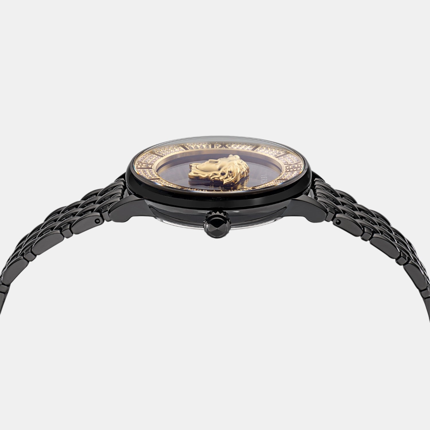 La Medusa Women Quartz Black Dial Analog Stainless Steel Watch VE2R00922