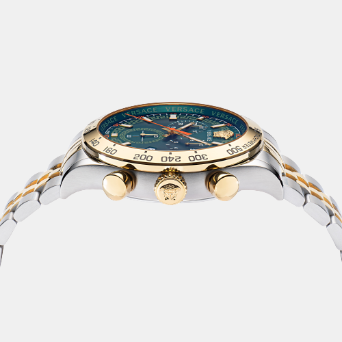 Versace Men Round Green watch