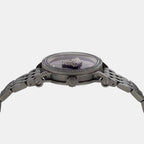 V-Palazzo Men Quartz Black Dial Analog Stainless Steel Watch VE2V00922