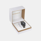 V-Palazzo Men Quartz Black Dial Analog Stainless Steel Watch VE2V00922