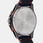 Men Quartz Blue Dial Analog Leather Watch VE2W00222