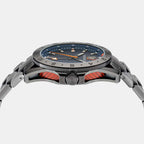 Astron Men Quartz Blue Dial Analog Stainless Steel Watch VE2W00422