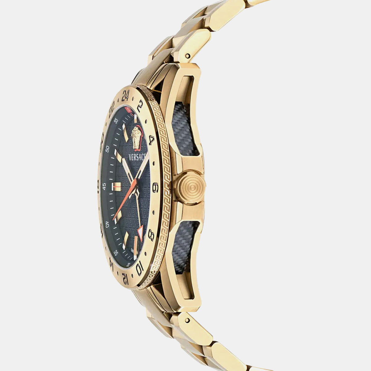 Sport Tech Gmt (Wc-2W) Men Quartz Black Dial Analog Stainless Steel Watch VE2W00522