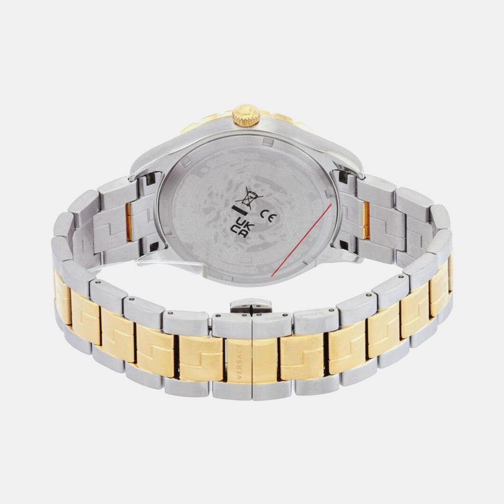 Women Quartz Green Dial Analog Stainless Steel Watch VE3A00720