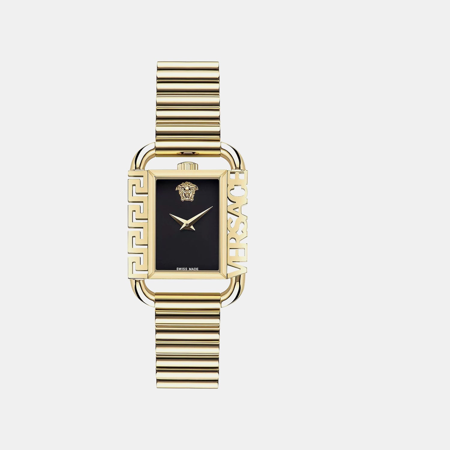 Unisex Quartz Black Dial Analog Stainless Steel Watch VE3B00522