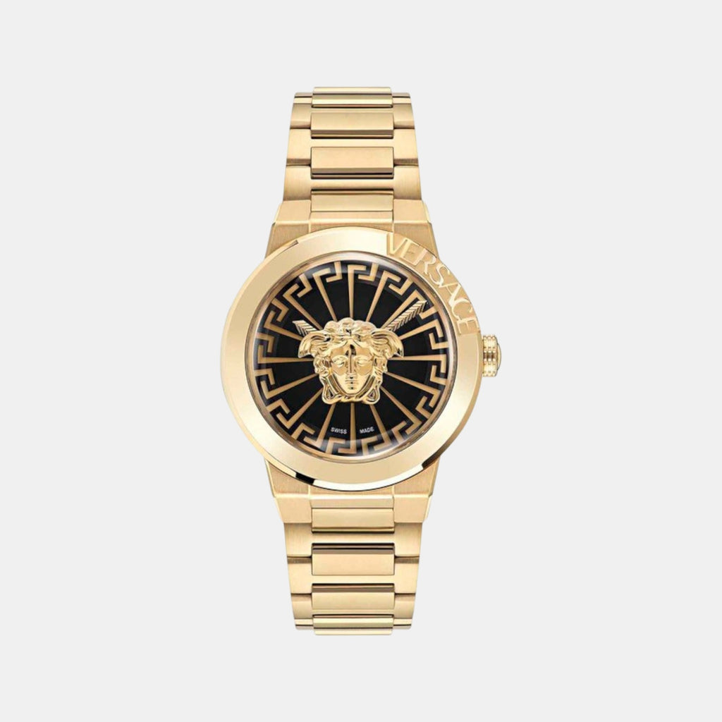 Medusa Infinite Women Quartz Black Dial Analog Stainless Steel Watch VE3F00522