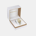 Women Quartz Two Tone Dial Analog Stainless Steel Watch VE3F00823