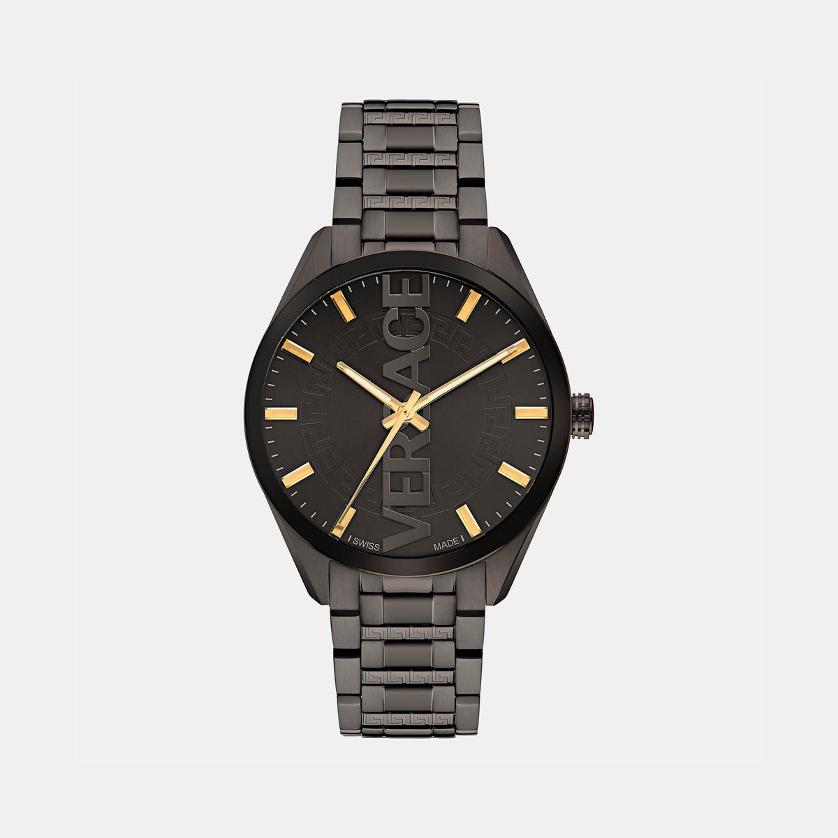 Versace Round Grey Analog watch