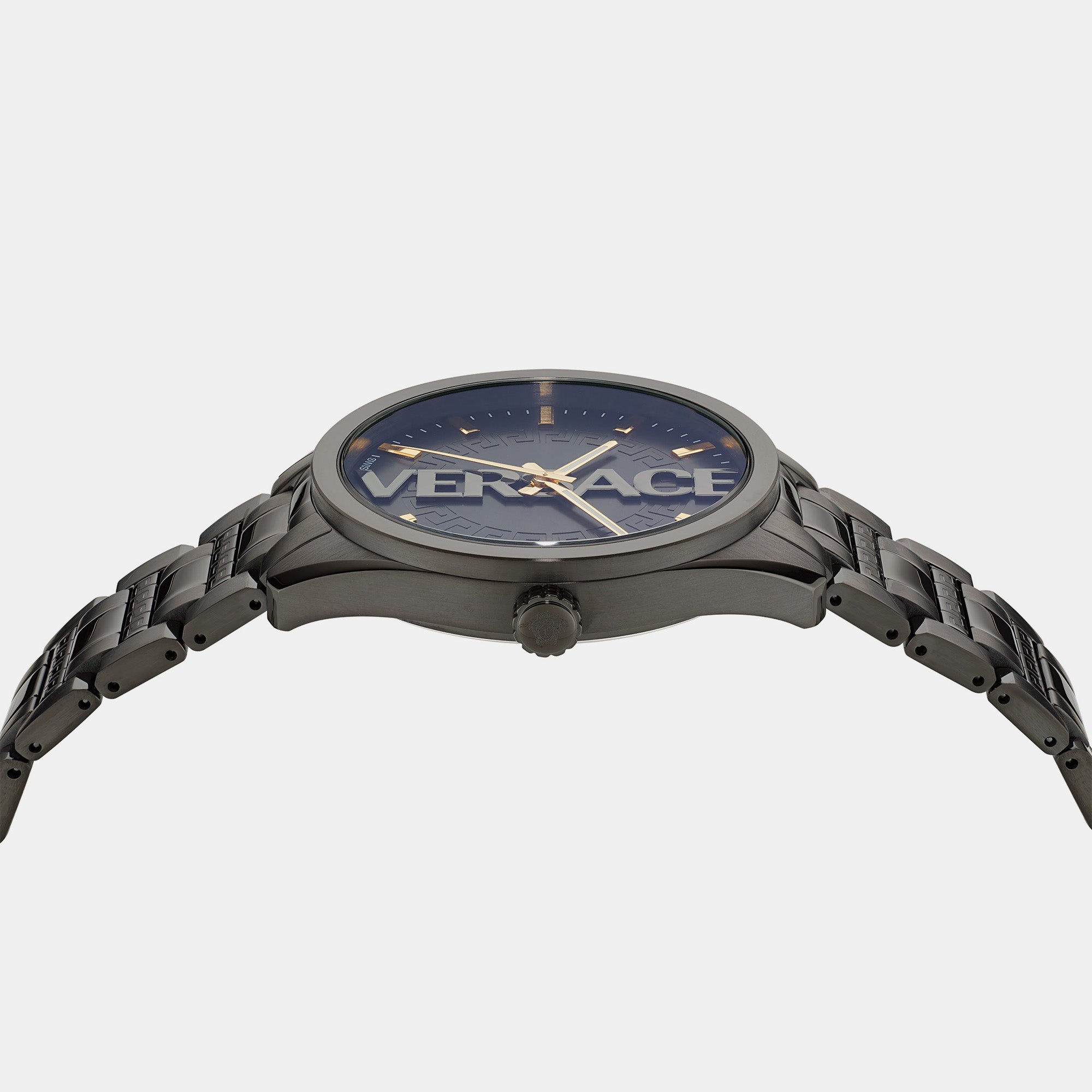 Versace Men Round Grey watch