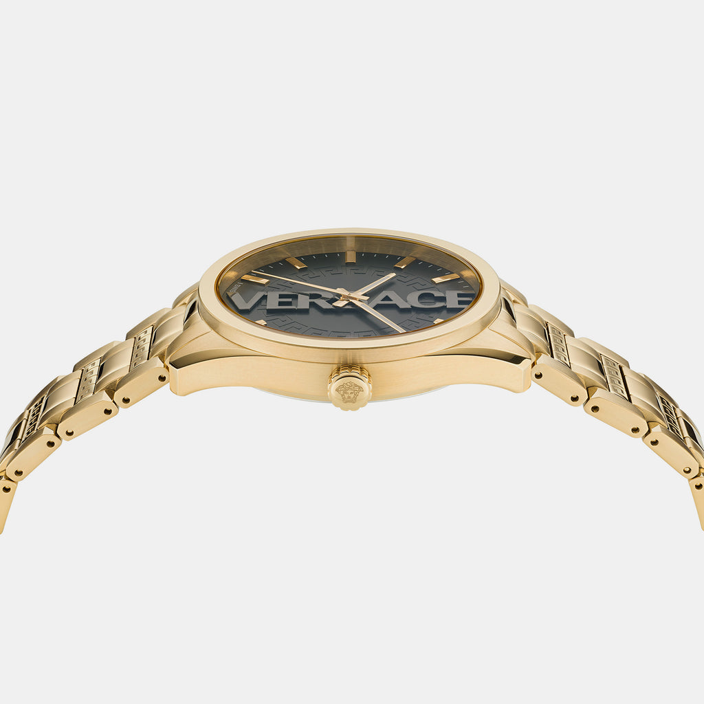 Versace Men Round Grey watch