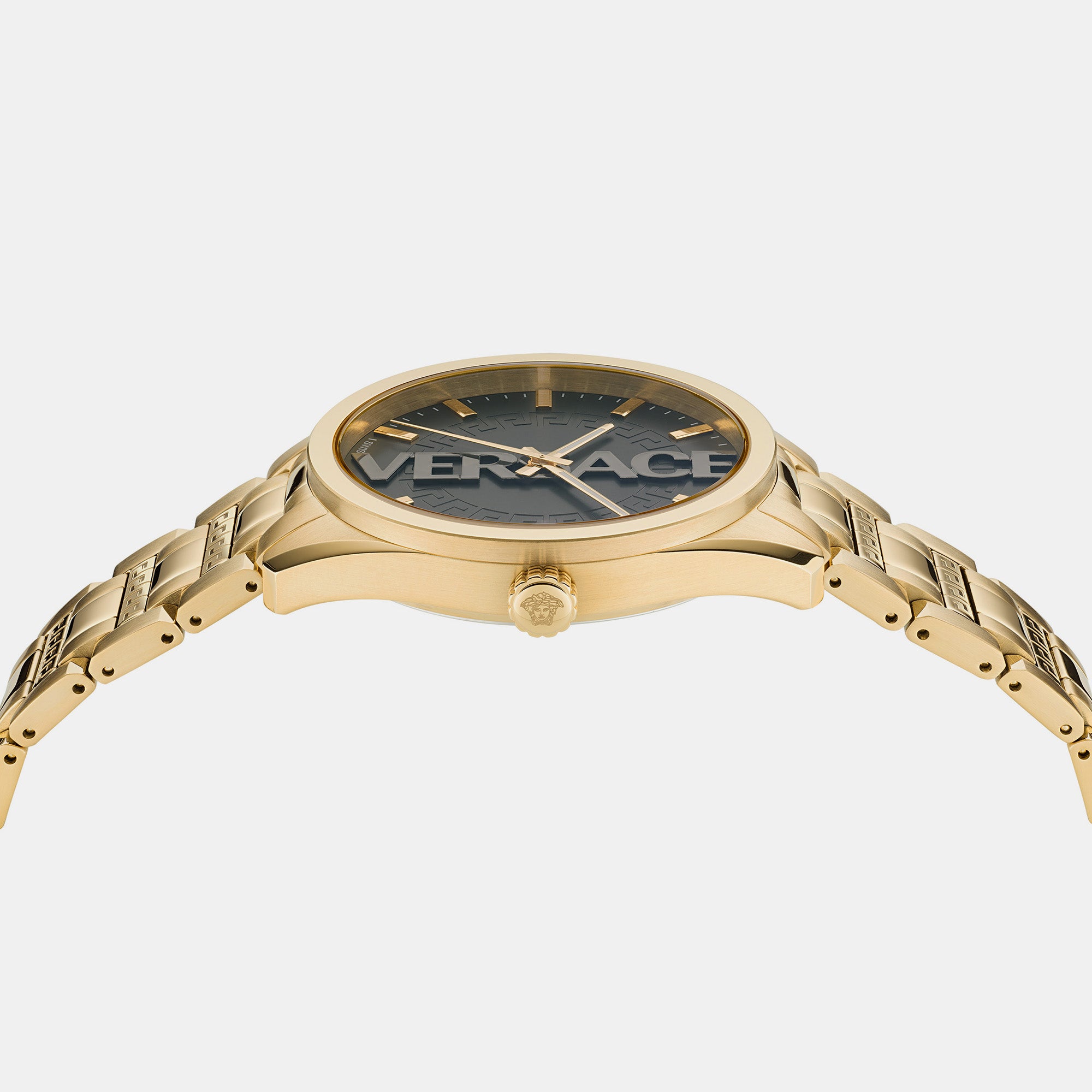 Versace Men Round Grey watch