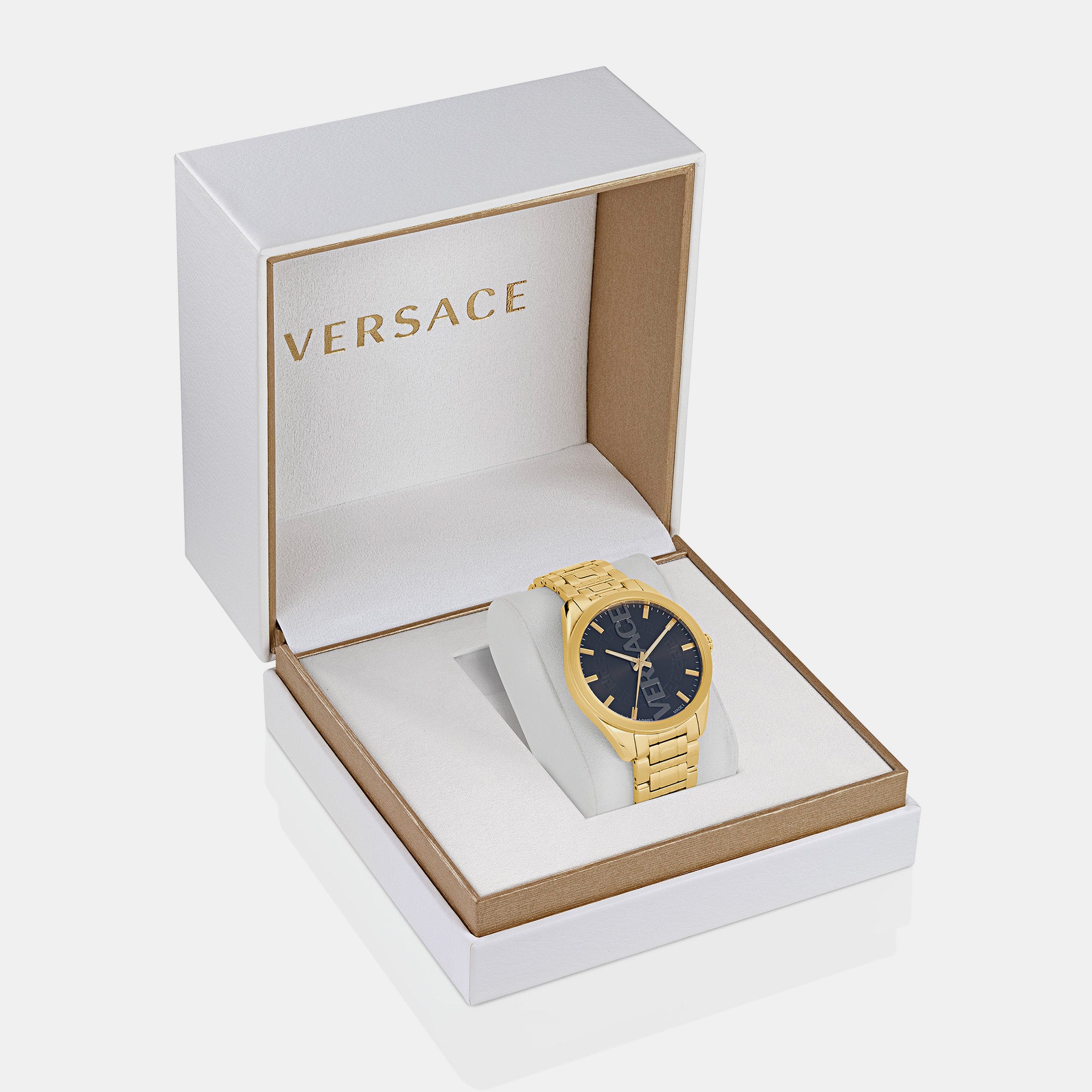 Versace Brass Round watch