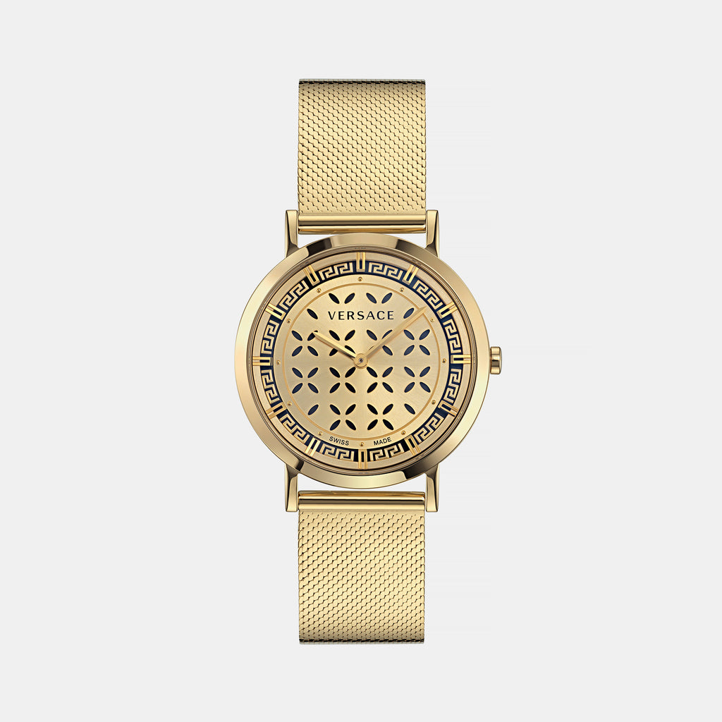 Versace Round Gold Analog watch
