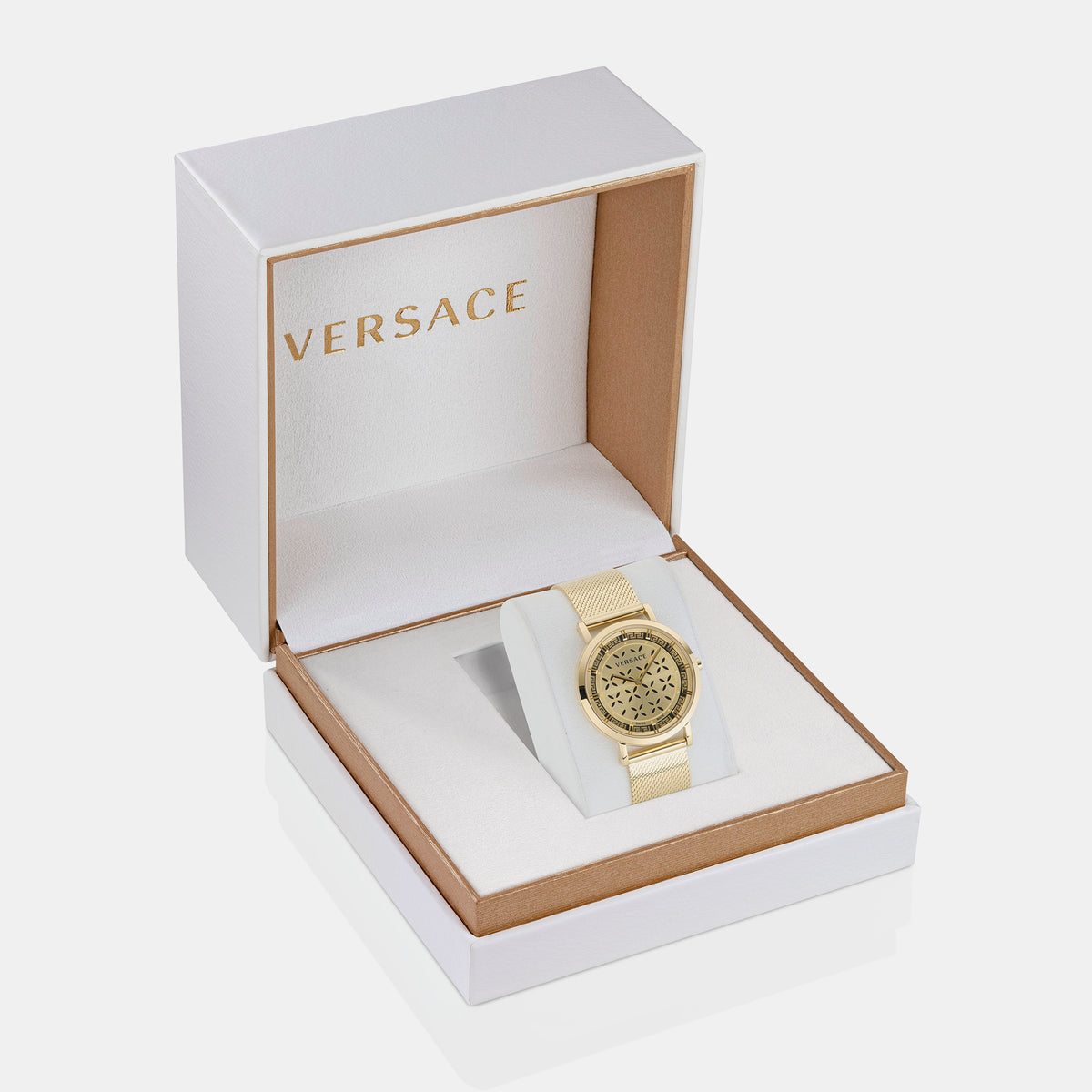 Versace Brass Round watch