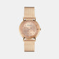 Female Rose Gold-Tone Analog Stainless Steel Watch VE3M01323