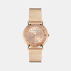 Versace Round Rose Gold Analog watch