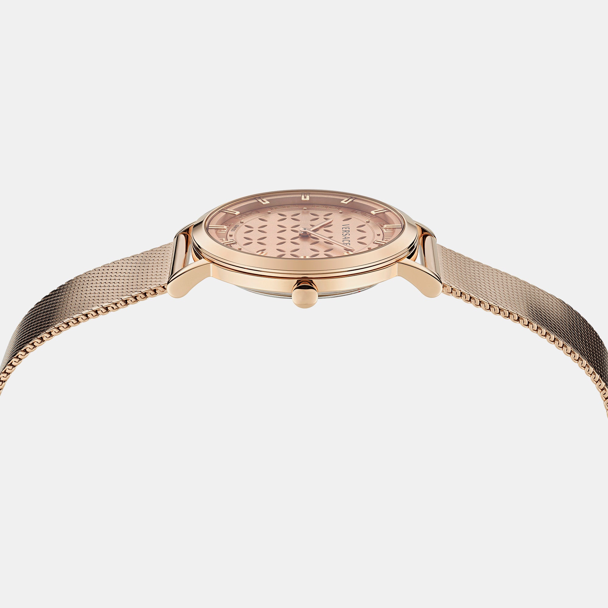 Versace Women Round Rose Gold watch
