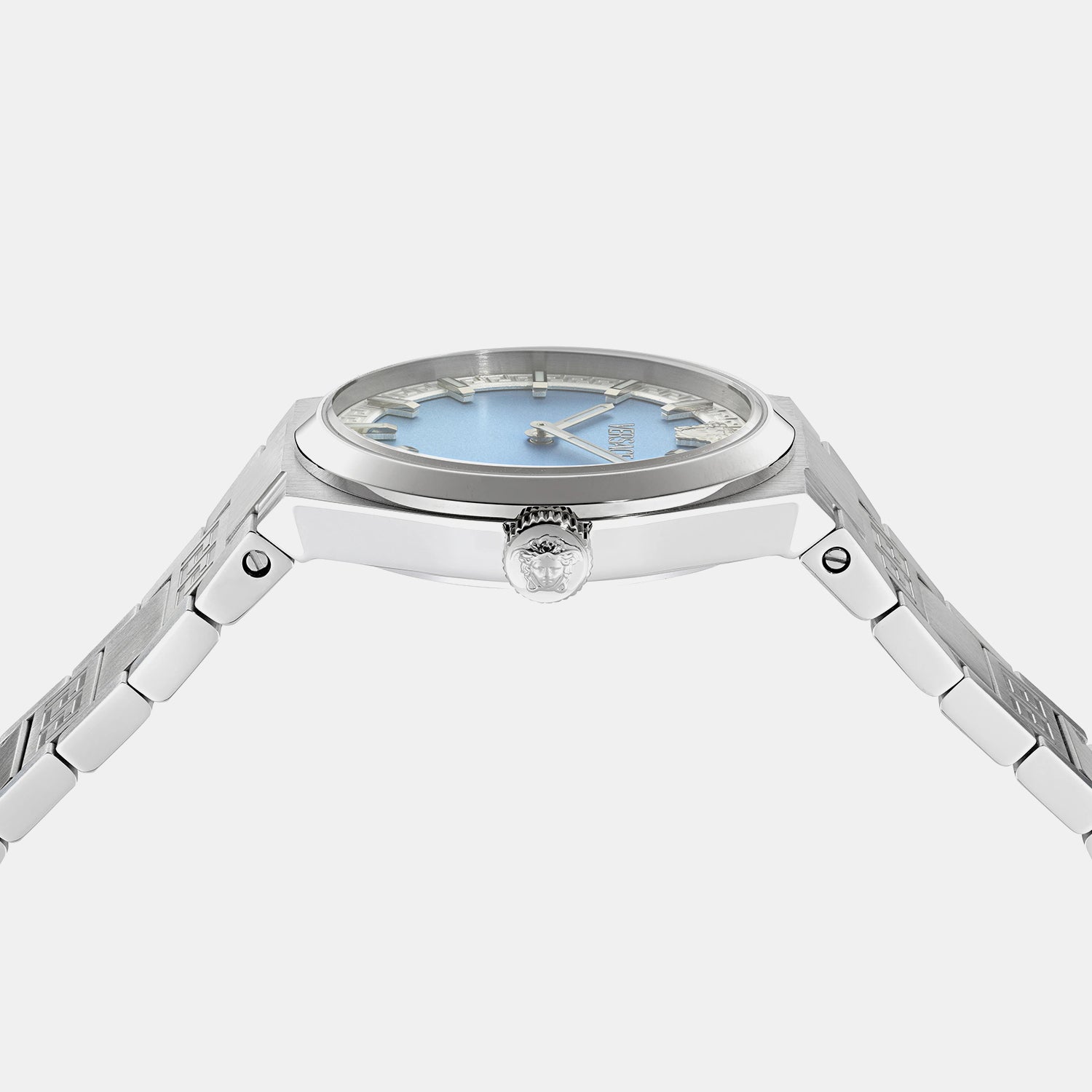 Women Quartz Blue Dial Analog Stainless Steel Watch VE5E00226