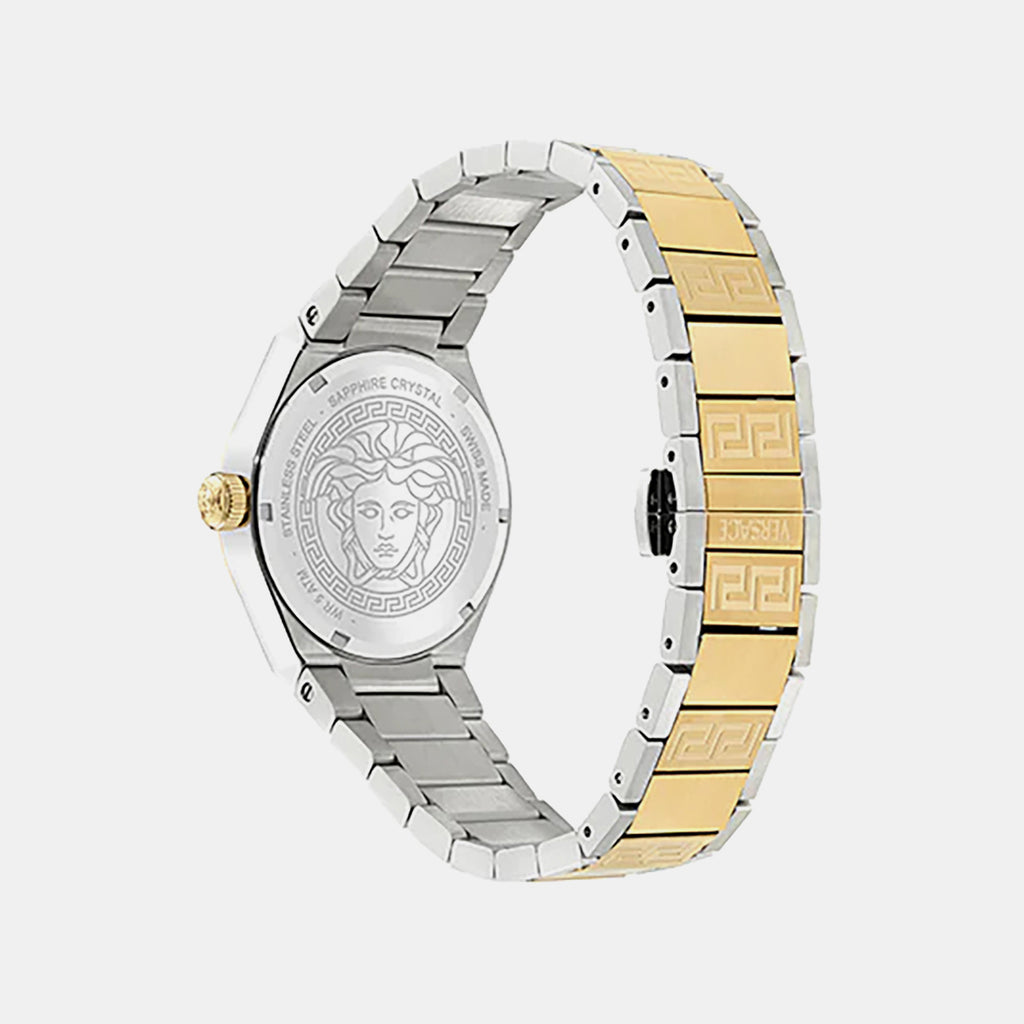 V-Auria Women Quartz Green Dial Stainless Steel Watch VE5E00326