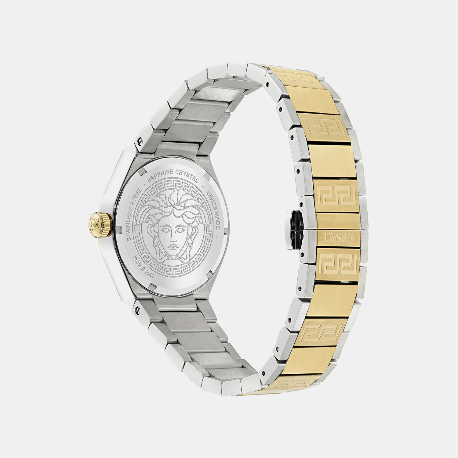 Auria Men Quartz Silver Dial Analog Stainless Steel Watch VE5E00426