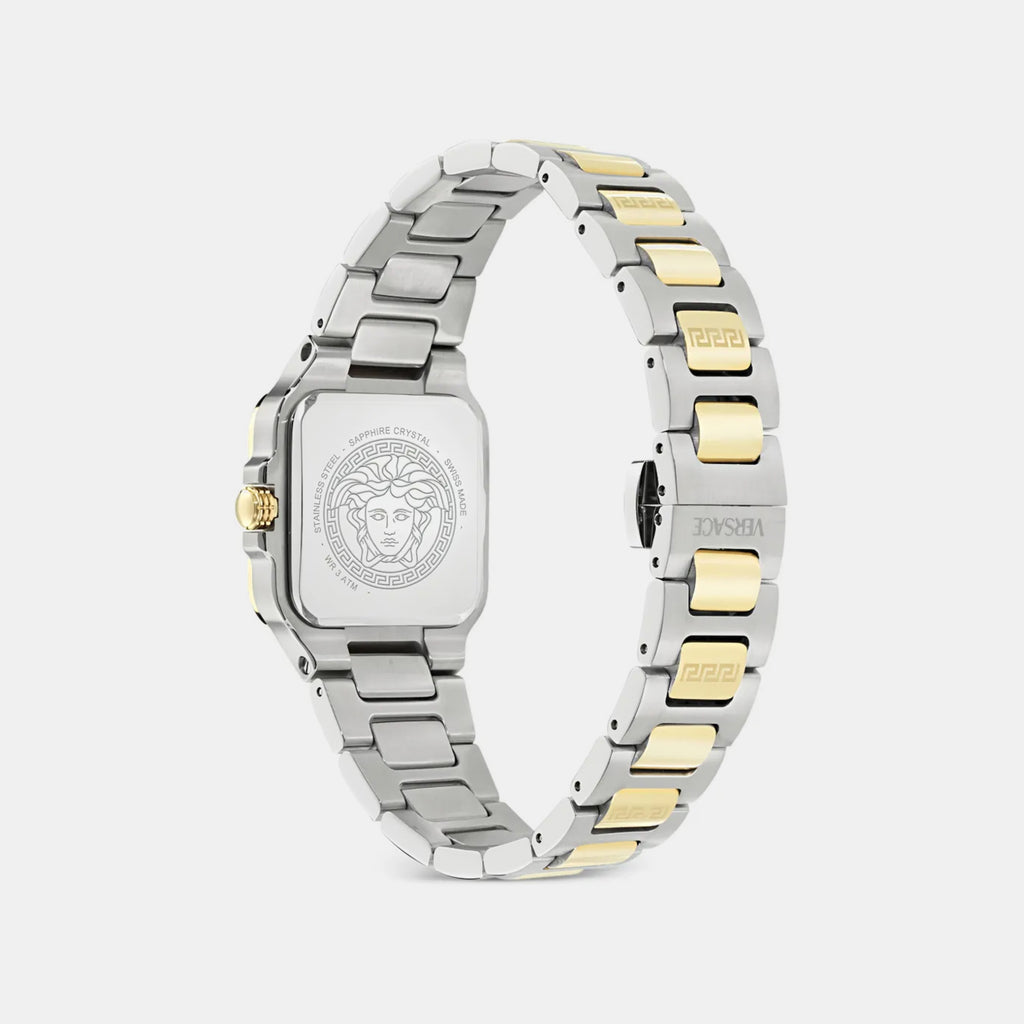 Greca Women Quartz Green Dial Analog Stainless Steel Watch VE5G00326