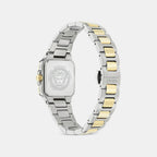Greca Women Quartz Green Dial Analog Stainless Steel Watch VE5G00326