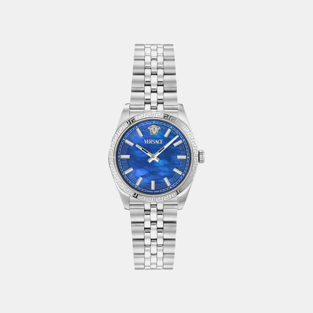 Millennium Lady Women Quartz Blue Dial Analog Stainless Steel Watch VE5K00126