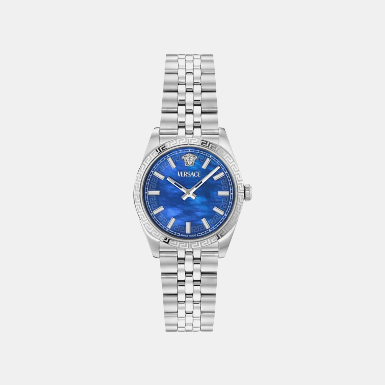 Millennium Lady Women Quartz Blue Dial Analog Stainless Steel Watch VE5K00126
