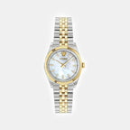 Women Quartz Silver Dial Analog Stainless Steel Watch VE5K00226