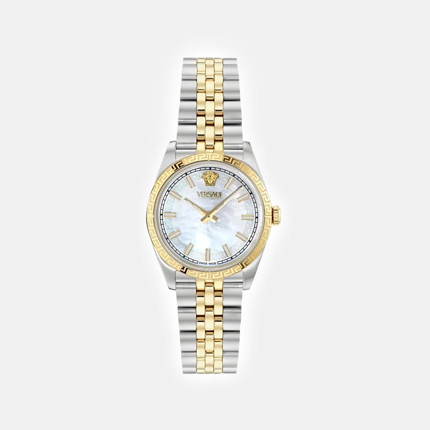 Women Quartz Silver Dial Analog Stainless Steel Watch VE5K00226