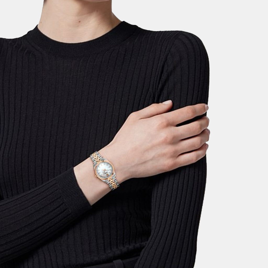 Millenyium Women Quartz Silver Dial Stainless Steel Watch VE5K00326